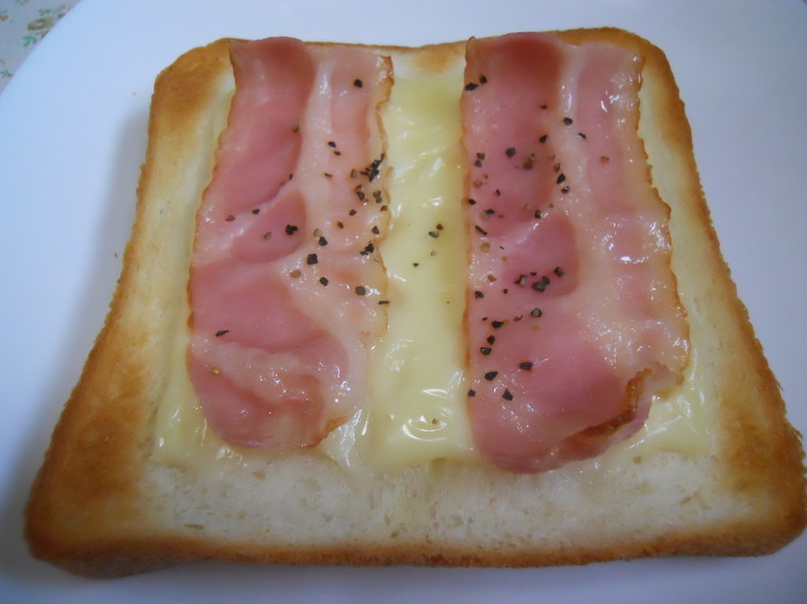 チーズベーコン✿食パンの画像