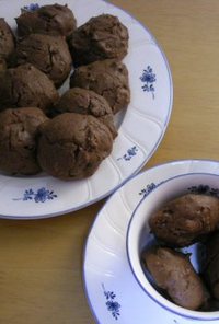 市販のチョコクリームでクッキー作り