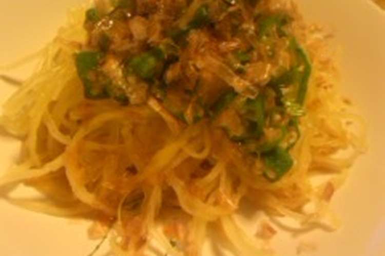 簡単 金糸瓜とオクラのひと品 レシピ 作り方 By 華花金魚 クックパッド 簡単おいしいみんなのレシピが356万品