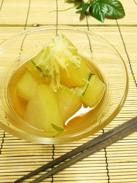 夏だから冷たい冬瓜煮(*^_^*)