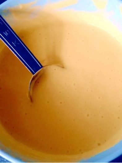 片栗粉で作る簡単レンジカスタードクリームの写真