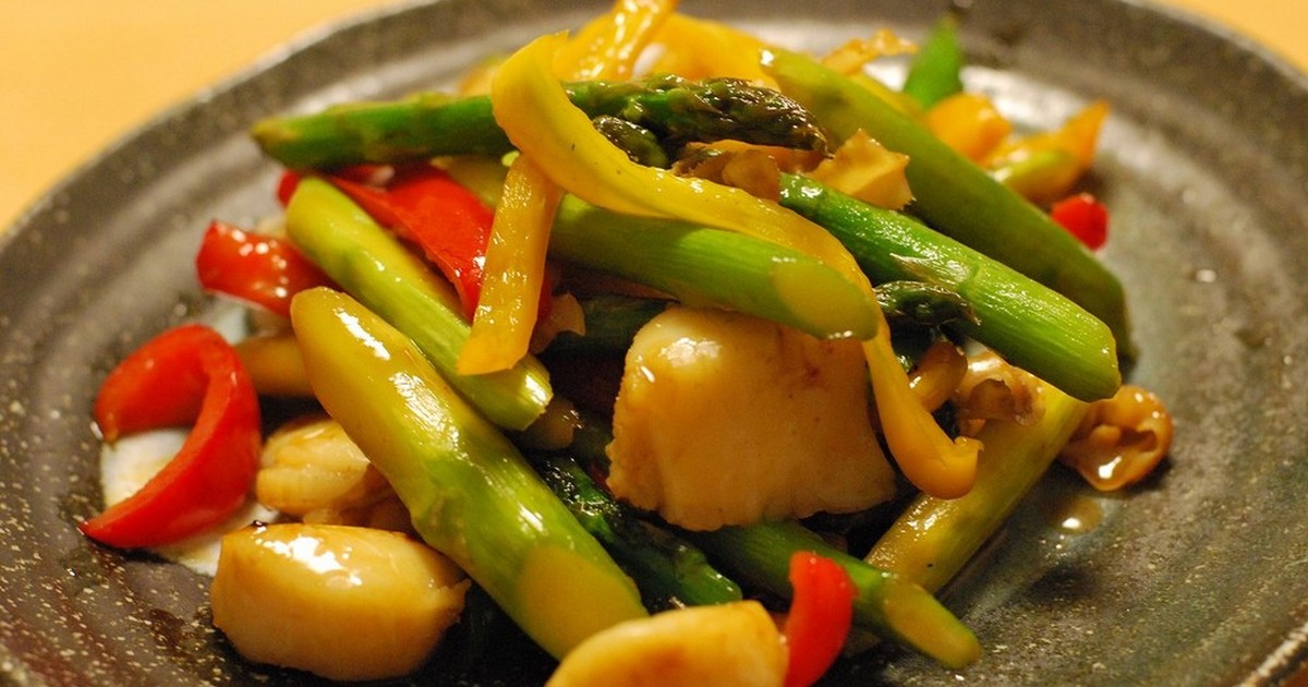 照り焼きチキンとアスパラの炒め物 レシピ