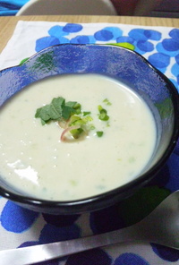 冷製豆腐の薬味スープ