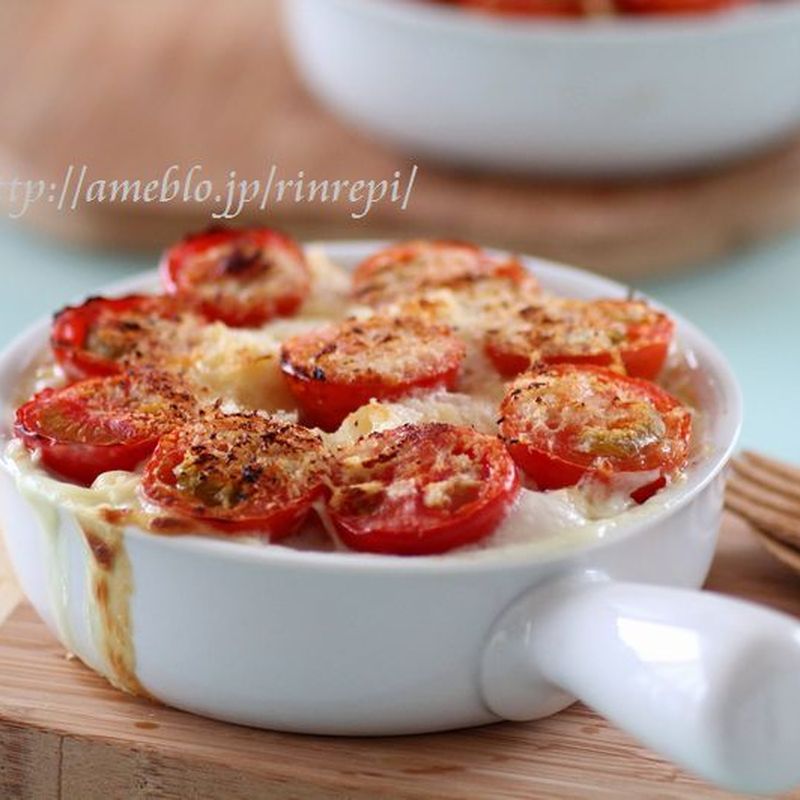 魚のフライパン焼き トマトとオリーブ添え レシピ