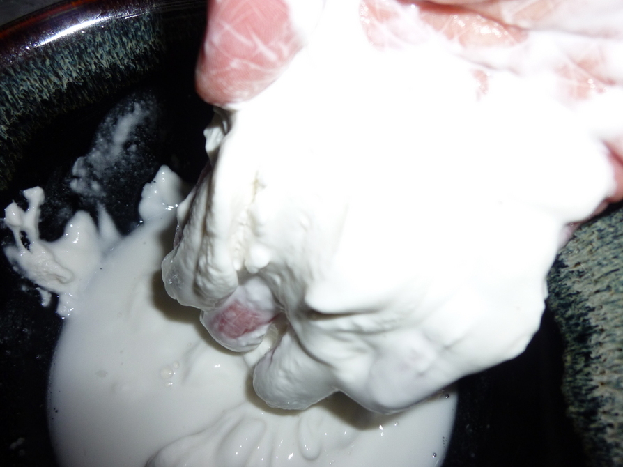 白玉粉に水を入れすぎた時の救済法の画像