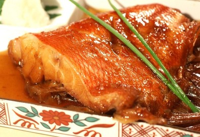 金目鯛の美味しい煮付け方と和定食の写真
