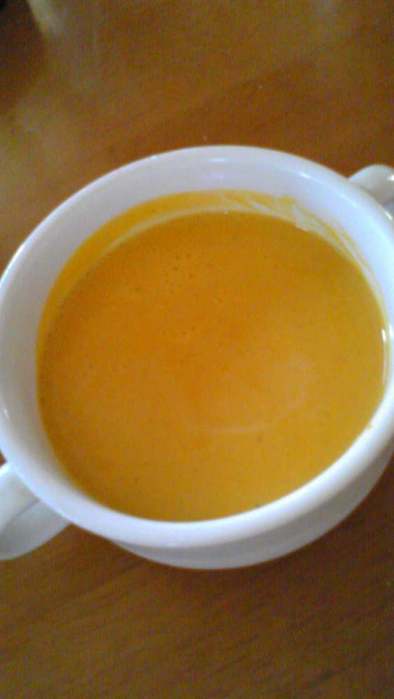 かぼちゃと豆乳の冷製スープ♪簡単☆の写真