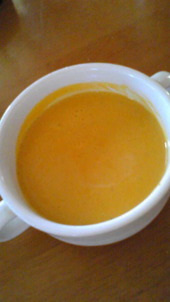 かぼちゃと豆乳の冷製スープ♪簡単☆の画像