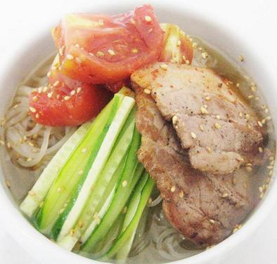 【『とまとキムチ』の韓国水冷麺】の作り方の写真