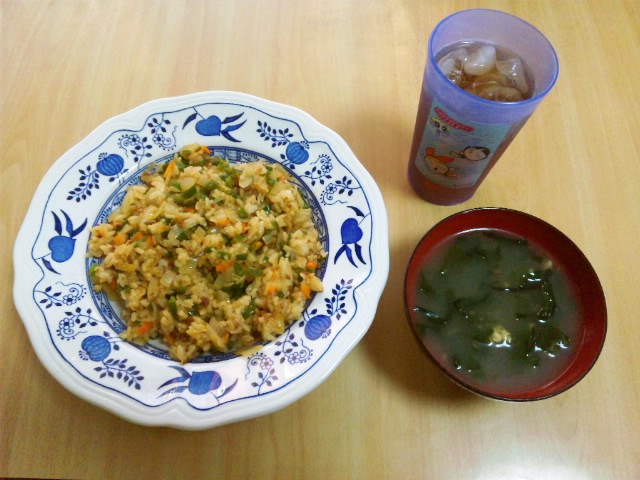 麻婆豆腐の素でチャーハン＆とろとろスープの画像