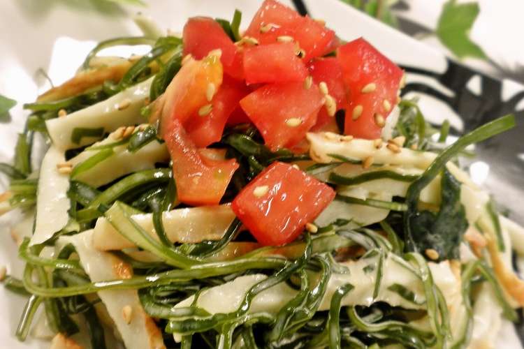 生こんぶとトマトのかんたんサラダ レシピ 作り方 By リーカ クックパッド