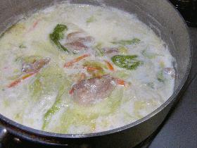 鶏肉と白菜のクリーム煮の画像