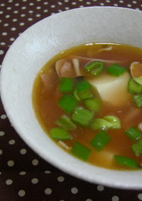 豆腐の洋風スープ♪