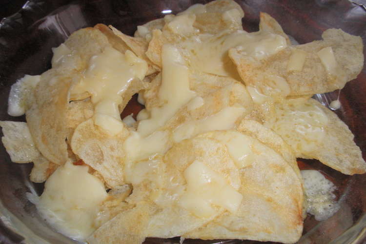 ポテトチップスにとろけるチーズでチン レシピ 作り方 By Michonchon クックパッド