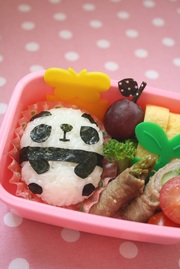 簡単キャラ弁*運動会や遠足に♪全身パンダの写真
