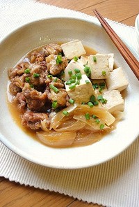 簡単角煮豆腐