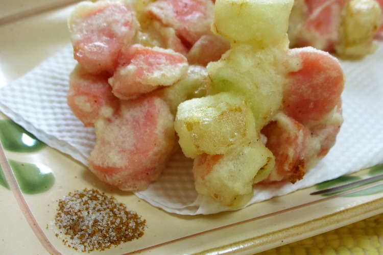 簡単おいしい 魚肉ソーセージのかき揚げ レシピ 作り方 By 改造人間 クックパッド 簡単おいしいみんなのレシピが355万品