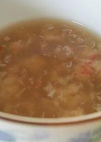 冬瓜とカニ缶のスープ