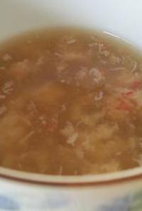 冬瓜とカニ缶のスープ