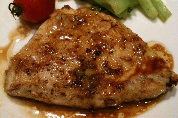 メカジキのムニエル ニンニク醤油 レシピ 作り方 By Rinokano クックパッド 簡単おいしいみんなのレシピが361万品