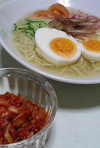 スープたっぷり♪韓国風冷麺