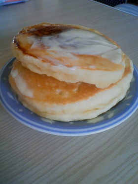 乳清で『ほぇ〜♪』なホットケーキ