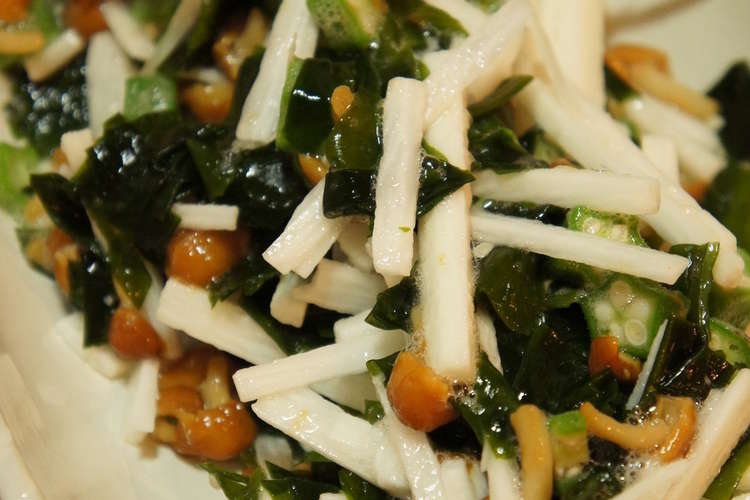デパ地下惣菜 ネバネバサラダ レシピ 作り方 By うらら クックパッド 簡単おいしいみんなのレシピが377万品