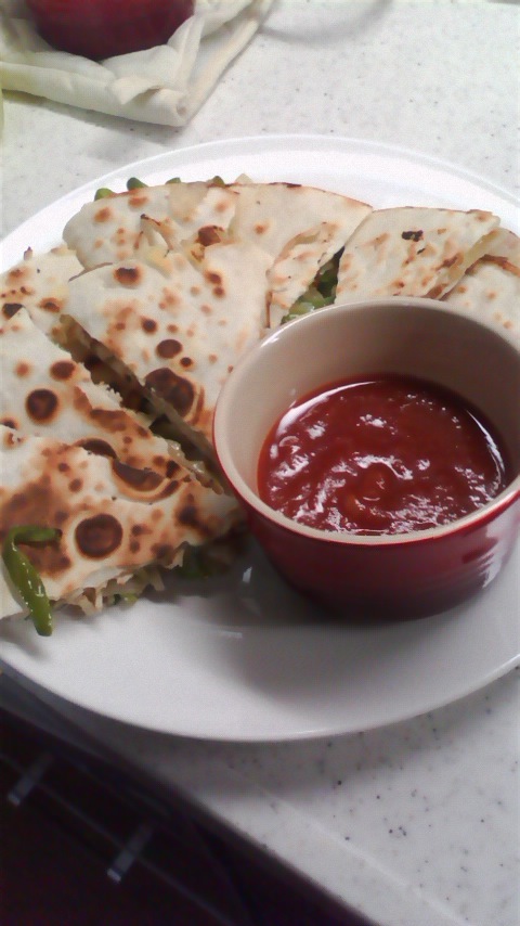  2分間のチーズケサディーヤのレシピ