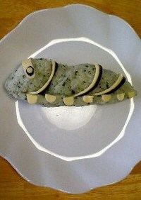 デコ弁にも✿　ご飯でアゲハの幼虫