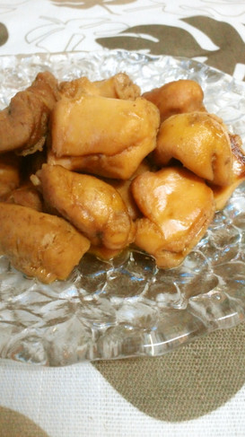 ☺旬だよ♬鮭の白子煮☺