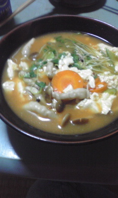 ゆし豆腐のキムチスープの画像
