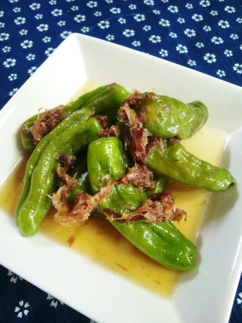 博多小料理屋の一品 ししとうの煮びたし by mari♪ 【クックパッド】 簡単おいしいみんなのレシピが357万品