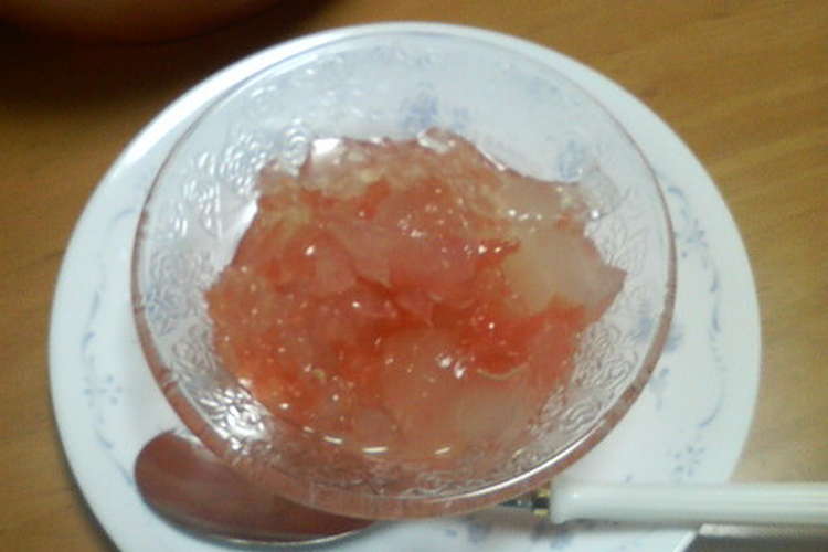 グレープフルーツゼリー 粉寒天 レシピ 作り方 By 毎日ツイてる クックパッド 簡単おいしいみんなのレシピが354万品
