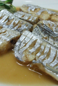 釣り人が作る太刀魚の酢醤油煮