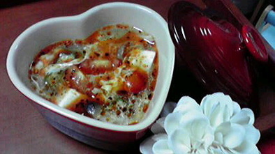ホエーでサンラータン風スープの写真
