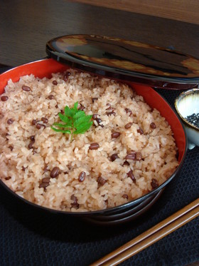 御祝い【お赤飯】(蒸し器で作る基本)