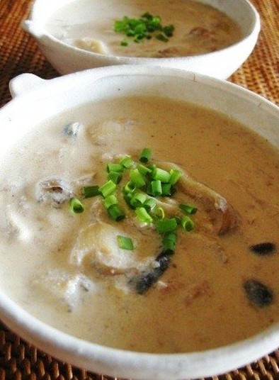 つけ麺にも♪きのこの柚子胡椒風味スープの写真