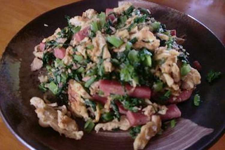 沖縄料理 フー からし菜チャンプルー レシピ 作り方 By 調味料や 赤マルソウ クックパッド 簡単おいしいみんなのレシピが376万品