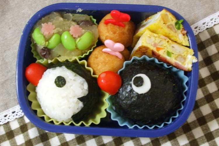 ピングーの横顔弁当 キャラ弁 レシピ 作り方 By あむあむあむ クックパッド