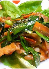 野菜と食べる豚ロースの生姜焼き☆