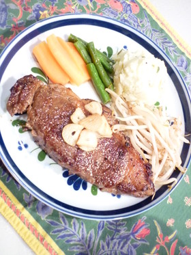 うちの牛肉ステーキ