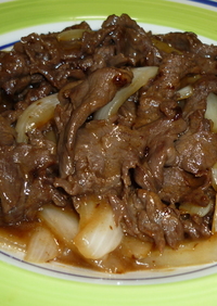 ✿牛肉と玉ねぎの甘辛炒め✿