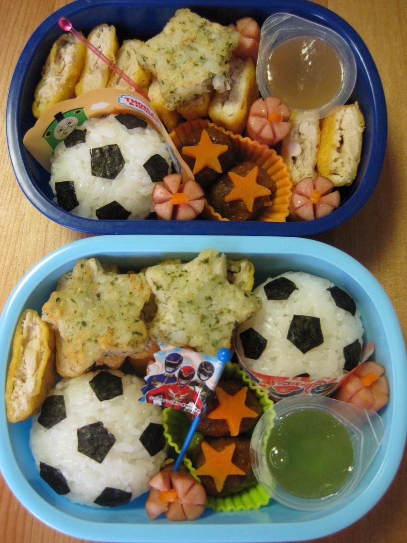キャラ弁 サッカーボールおにぎり By ひっちゃママ クックパッド 簡単おいしいみんなのレシピが355万品