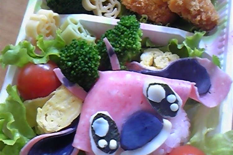 キャラ弁 スティッチのエンジェル レシピ 作り方 By Totokoんち クックパッド