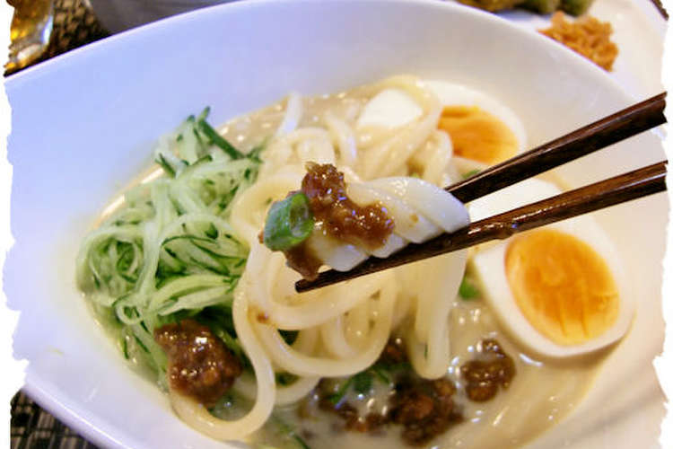 お手軽な肉味噌豆乳うどん レシピ 作り方 By まめまめ クックパッド 簡単おいしいみんなのレシピが362万品