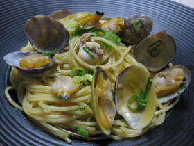 あさりとにんにくのバター醤油パスタ