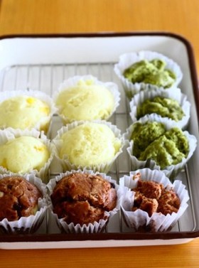 チョー簡単!もっちもちのホエー蒸しパン♪
