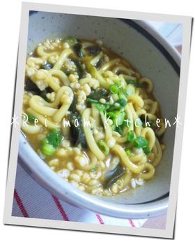 ✿味噌汁でエコなカレーうどん✿