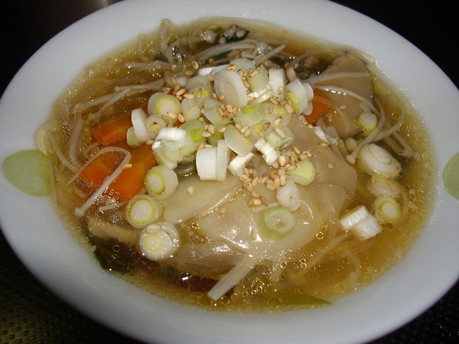 野菜たっぷり☆食べる春雨スープの画像