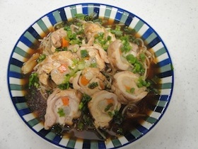 電子レンジ de 鶏肉巻き